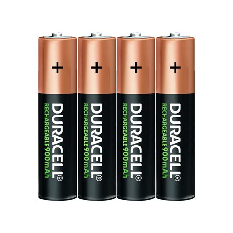 Pack 4 Pilas AAA Recargables Duracell 900mAh ShopBox