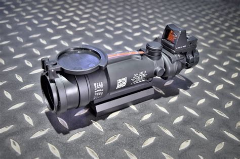 類Trijicon ACOG TA11 3.5×35 大海螺瞄準鏡 光纖 自動感光 紅光 附RMR內紅點 TRIJICON-TA11-RMR ...