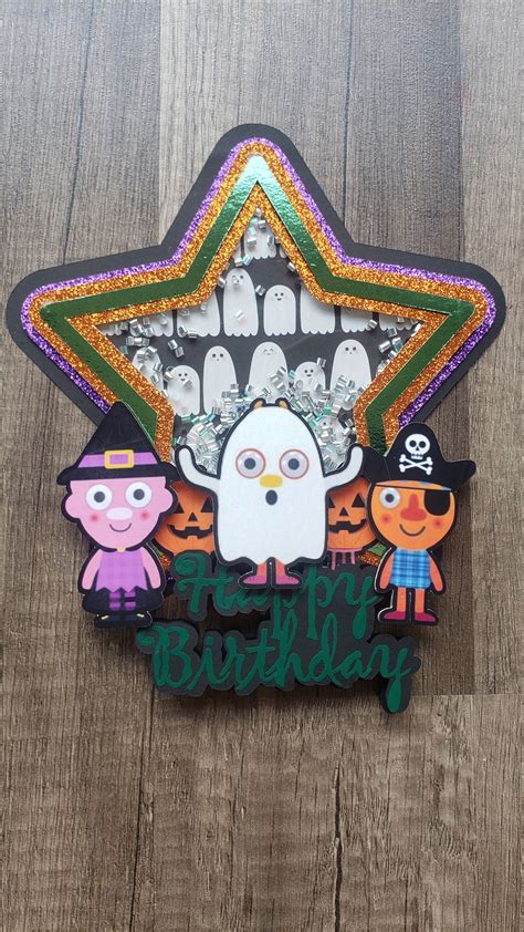 Noodle and Pals Halloween Cake Topper - Etsy