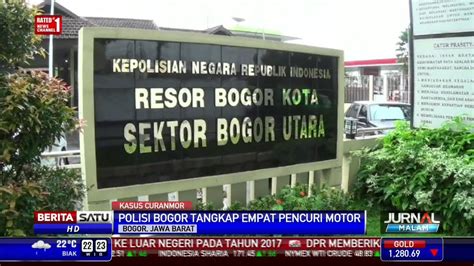 Polisi Bekuk Spesialis Maling Sepeda Motor Di Bogor YouTube