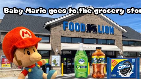 Baby Mario Goes To The Grocery Store Youtube