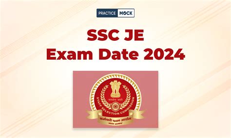 Ssc Je Exam Date Check Paper Exam Schedule