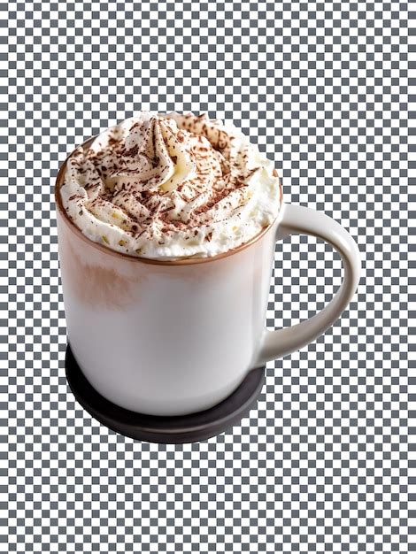 Premium PSD Rich And Creamy Hot Chocolate In A Mug Perfect For Savoring On Transparent Background