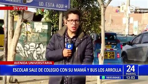 Bus Se Despista Y Arrolla A Madre E Hijo Conductor Asegura Que Fue Por