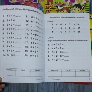 Jual Buku Matematika Pertambahan Pengurangan Perkalian Pembagian