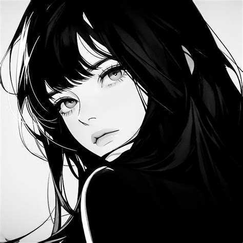 Pin On тык3 Anime Art Dark Anime Monochrome Dark Anime