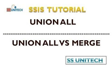 What Is The Difference Between Merge And Union All Transformation In