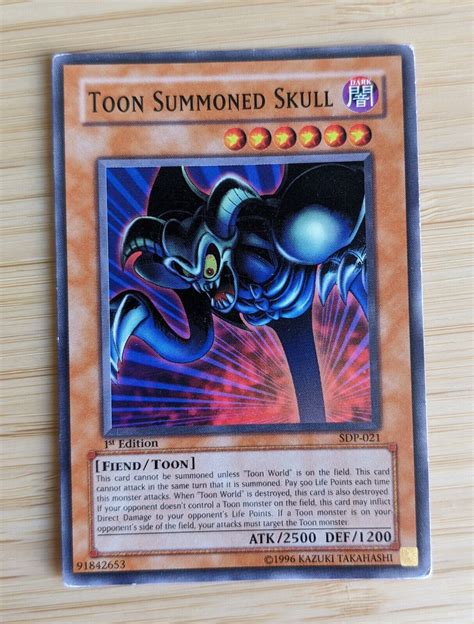 Yu Gi Oh Tcg Toon Summoned Skull Magic Ruler Mrl 073 1st Edition Ebay