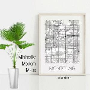 Montclair California Montclair CA Map Montclair Map - Etsy