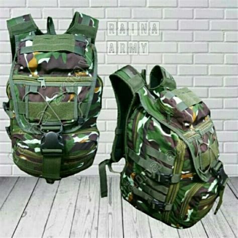 Jual Tas Ransel Army Tas Punggung Army Region Loreng Brimob