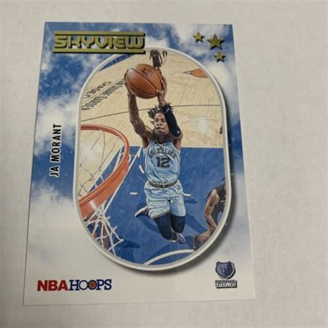 Nba Hoops Ja Morant Skyview Insert Winter Gold Parallel Sp