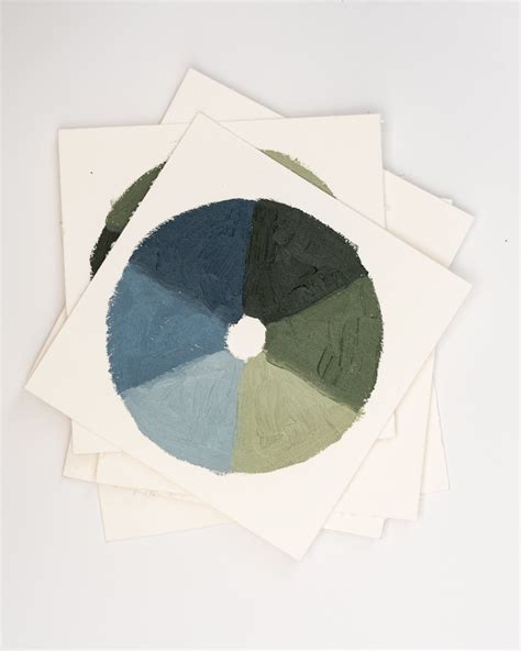 blue green color wheel | Miss Mustard Seed