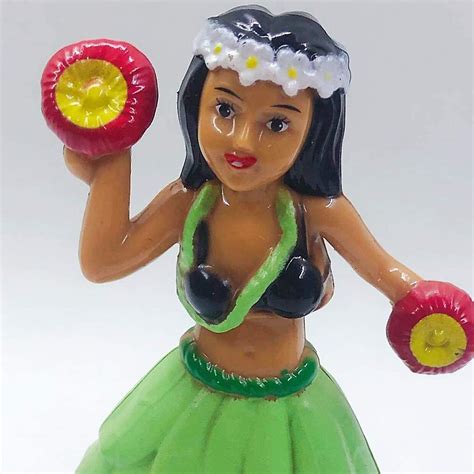 Solcelledrevet Dukke Hula Danser Bobble Hawaiisk Dukke Bikini Strand Jente Bil Dashbord Bobble