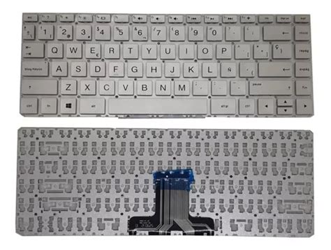 Teclado Plata Para Hp 14 dh 14 dq1003la 14 dq1004la Cuotas sin interés