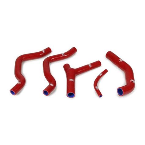 Samco Sport Honda Red Off Road Radiator Hose Kit CR 500 1985 1988