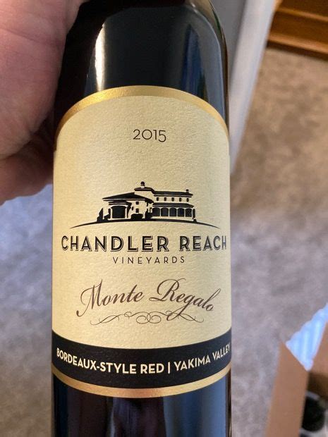 2015 Chandler Reach Vineyards Monte Regalo Usa Washington Columbia