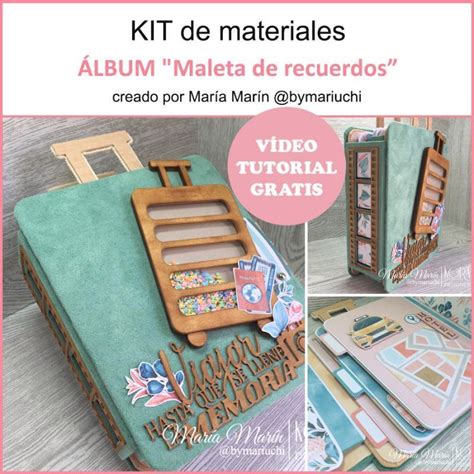 Kit De Materiales Lbum Maleta De Recuerdos