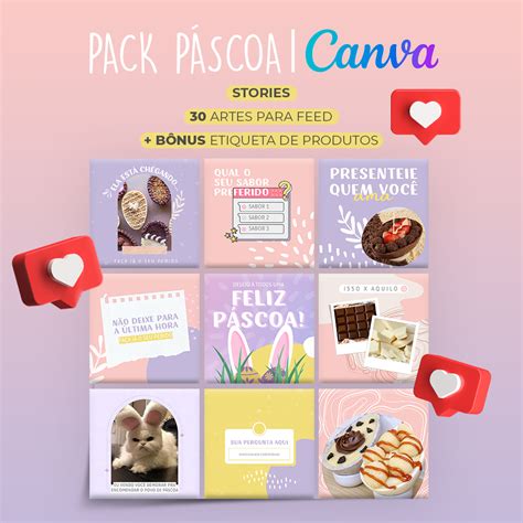 PACK CANVA PÁSCOA