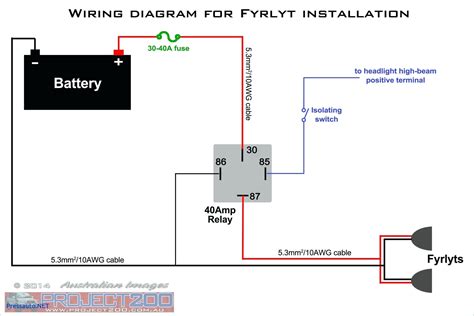 How To Wire A Relay Switch Diagram