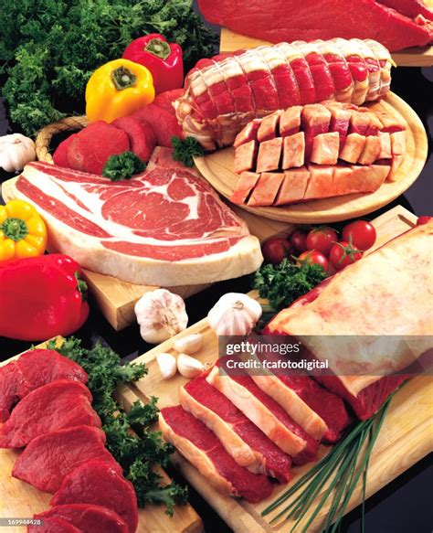 Assorted Raw Meat High-Res Stock Photo - Getty Images