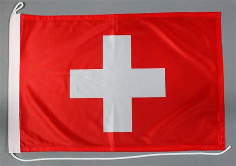 Bootsflagge Schweiz 30x45 Cm Motorradflagge Bootsfahne Bootsflaggen