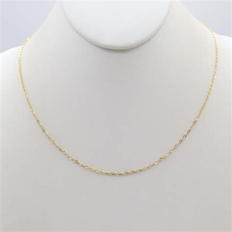 14kt Gold Cable Chain Necklace Property Room