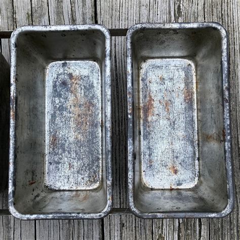 Vintage Small Bread Loaf Pans Attached | Etsy