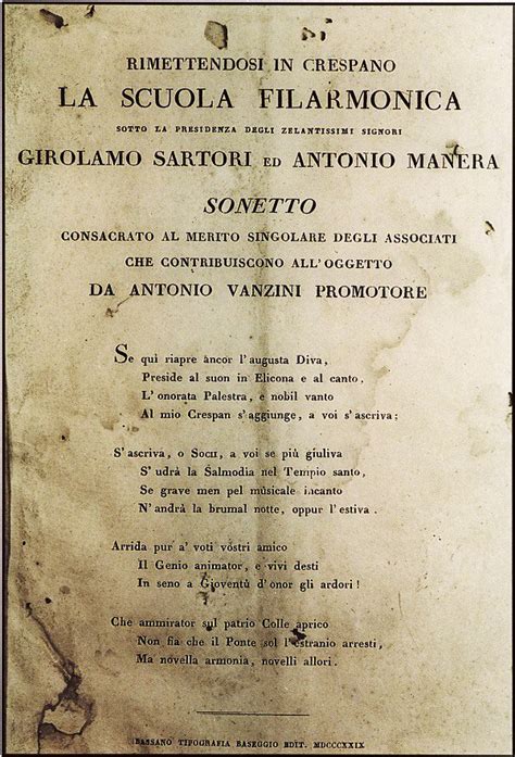 Dalla Nascita Al 1889 Filarmonica Di Crespano Del Grappa