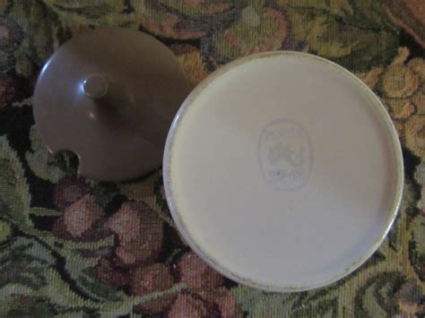 Poole Pottery Twintone 1930s England Sepia Mushroom C54