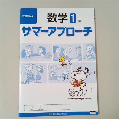 教育同人社 数学1 中学生 中学1年 中1 サマーアプローチ ドリル メルカリ