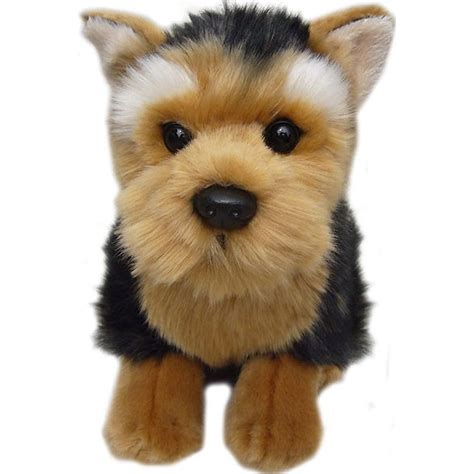 Soft Toy Yorkshire Terrier Puppy Dog by Faithful Friends (22cm)H FYT03 | Lincrafts