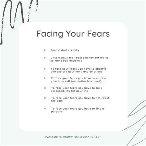 How To Face Your Fears And Why You Need To Centre For Emotional