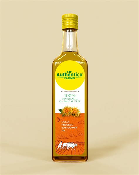 Wood Pressed Safflower Oil Authentico Farms