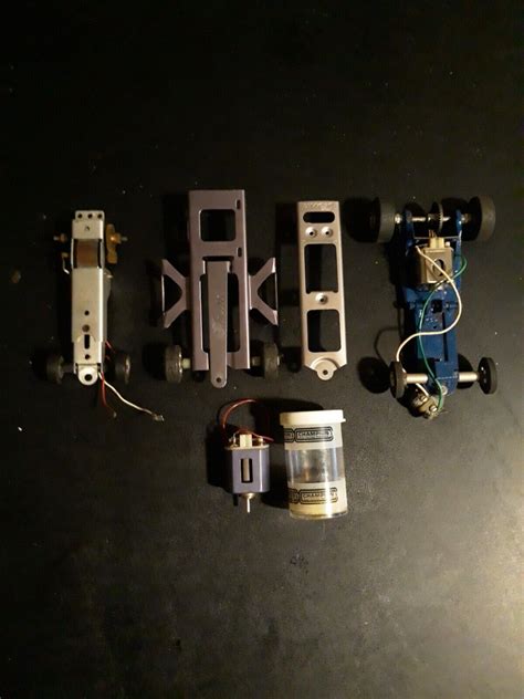 Classic KB And Scratch Built Slot Car Chassis With Champion Slot Car