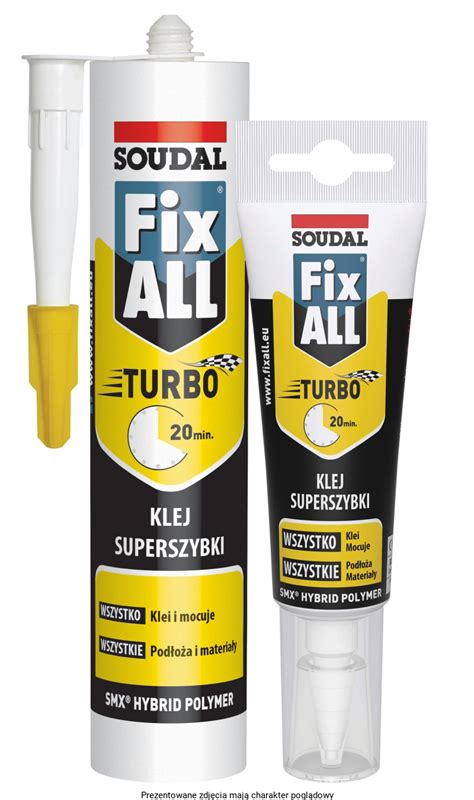 SOUDAL Klej Uszczelniający Fix All Turbo 290 ml biały