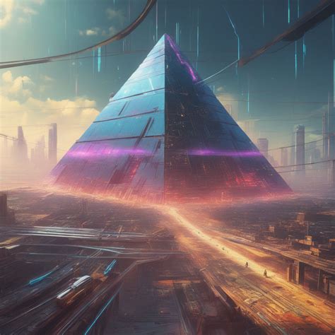 Metalic Pyramid Cyberpunk By Escola Municipal Manoel Raimundo Raimundo