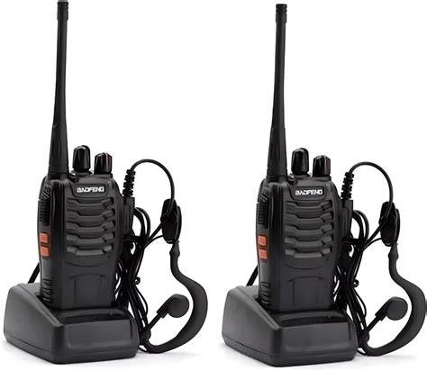 Radios BF 888s UHF Walkie Talkie Con Manos Libres Profesional 16