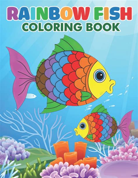 Rainbow Fish Coloring Book: Perfect Gift For Fan Who Loves Cute Animals ...