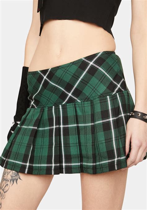 Tripp Nyc Kush Pleated Mini Skirt Dolls Kill