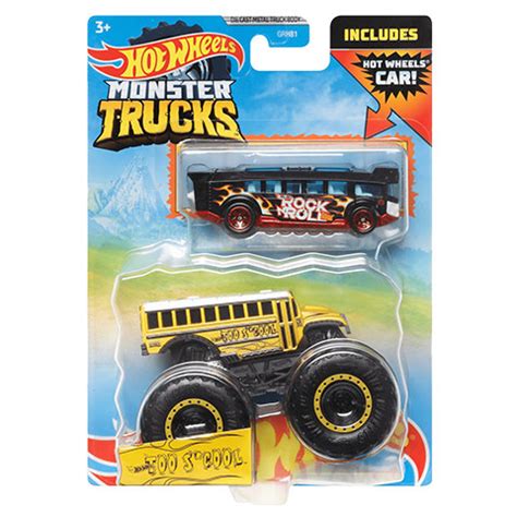 Hot Wheels Monster Trucks Too S cool monster kisautó Hot Wheels kisautó szett Mattel
