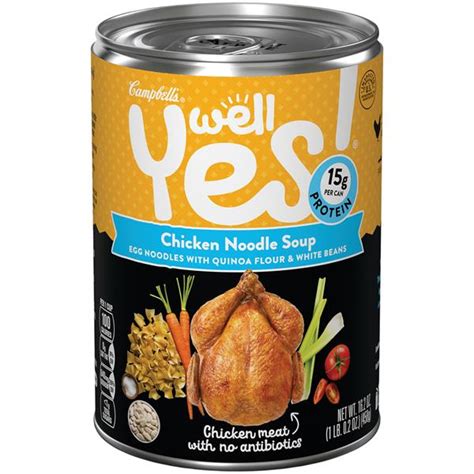 Campbells Well Yes Chicken Noodle Soup Hy Vee Aisles Online Grocery Shopping