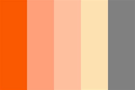 Orange Peach Color Palette