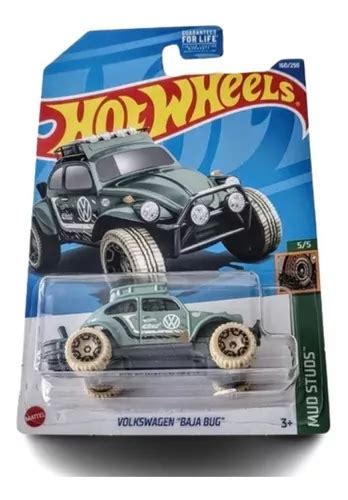 Hot Wheels Volkswagen Baja Bug Fusca 2022 Verde Mud Studs Parcelamento Sem Juros