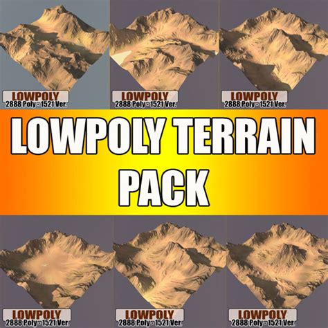 Terrain Pack D Modell Unknown Obj Max Fbx Dae C D