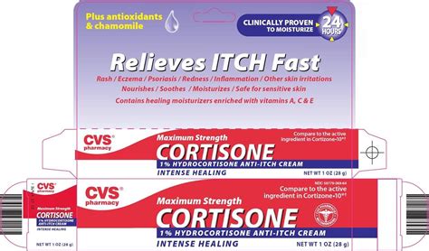 Cortisone Maximum Strength Cvs Pharmacy Hydrocortisone G In G Cream