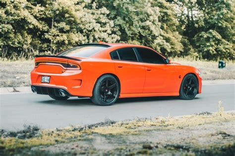 Dodge Charger Orange Project Gr Five Wheel Front