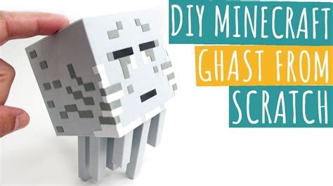 Diy Minecraft Ghast From Scratch Minecraft Papercraft Ghast Paper