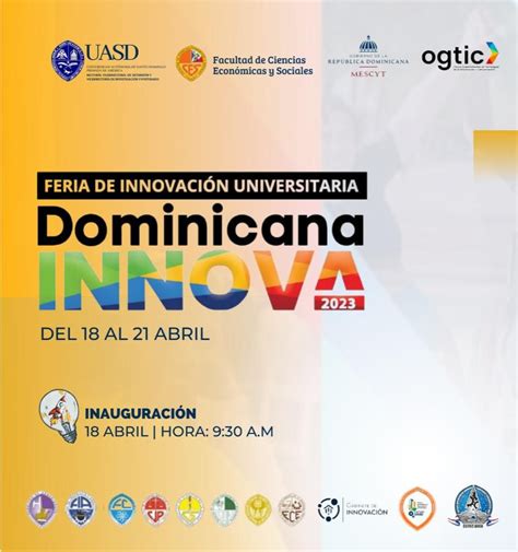 Universidad Uasd On Twitter Te Invitamos A La Feria De Innovaci N