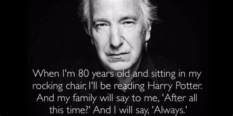 Alan Rickman never said ‘Harry Potter’ rocking chair quote - Business ...