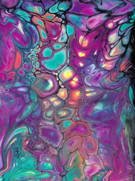 Fluid Acrylic Acrylic Pouring Art Painting Abstract Art Painting